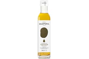 MANTOVA Huile extra vierge aromatisée à la truffe noire - Produit 100% italien - Huile d'olive de catégorie supérieure - Extrait à froid - Haute Qualité Fratelli Mantoue depuis 1905 (Tartufo noir)