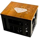 Geschenkidee Bierkastensitz Sitzauflage Hocker mit DIAMOND