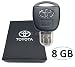 Produktbild Sport Luxury Car Fernschlüssel 8GB USB-Flash-Laufwerk. Präsentiert in Geschenk-Box.