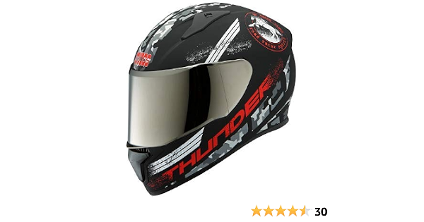 Studds Thunder D2 Decor with Mirror 