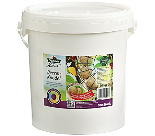 Dehner Natura Wildvogelfutter, Beeren-Knödel ohne Netz, 100 Stück (10 kg) - 2