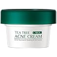 TERRIFI Tea Tree Oil Face Cream for Acne, Non-Greasy Moisturizer for Oily and Acne-Prone Skin, Soothing and Nourishing Acne Treatment for Cystic Acne, Pimples, and Redness