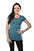 Purpless Maternity Nursing Short Sleeved Scoop Neck Top 7020