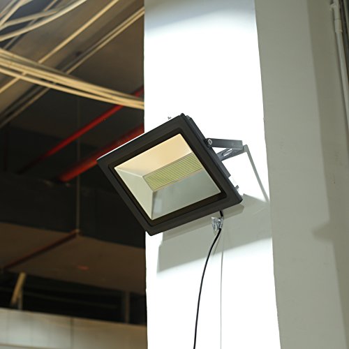 Solla® 200W LED Flutlicht Fluter 230V Außenleuchte, 17200Lumen, Kaltweiß, 6000 K, IP65 Wasserfest, LED Scheinwerfer Außenleuchten - 5