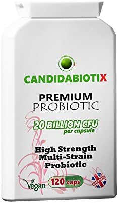 Targeted Release Probiotic, 20 Billion CFU per Capsule. 120 Capsules. For Digestive Balance and Candida Overgrowth.