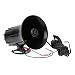 Produktbild KKMOON 7 Töne Ton Auto Motorrad LKW Hupe 12V 50W 150DB Elektronische Lautsprecher Laute Sirene Alarm Lautsprecher schwarz