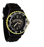 Stadt Dortmund Silikonuhr 251 Uhr Watch Armbanduhr schwarz gelb*NEU*OVP*