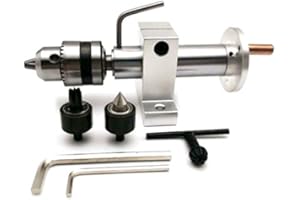 SNOWINSPRING Multifuncional Perforacion Contrapunto Centro En Para Maquina De Torno Centro Rotatorio Diy Accesorios？Carpinteria