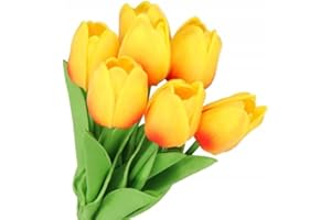 DEKO ART TULIPANY BUKIET TULIPANÓW GUMOWANE GUMOWE SILIKONOWE JAK ŻYWE