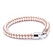 Produktbild Ibralet Lederarmband Für Herren, Klassische Wm Charme Bangle Für Männer Frauen Magnetschnalle Armband Einfaches Geschenk Schmuck Armband Accessoires Festival Paar Geschenk Der Freundschaft