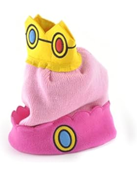 Princess Peach Crown Nintendo Super Mario Brothers Beanie Hat