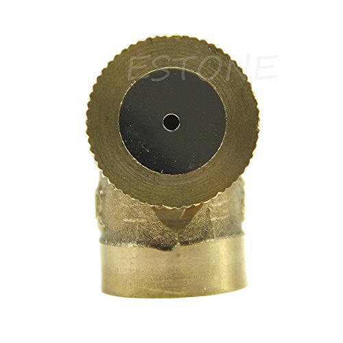 Preisvergleich Produktbild Dabixx Einstellbare Messing Spray Vernebelungsdüse Garten Sprinkler Bewässerung-Internal Thread Single Spray