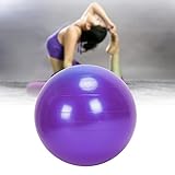 【 Función 】: Este balón de yoga te ayuda a mejorar el equilibrio, la coordinación y la flexibilidad, reemplazar su viejo banco de levantamiento de peso, además, se puede utilizar para hacer el ejercicio de músculo de núcleo, aliviar la dolor dorsal y corregir su postura. También se utiliza como un balón de hinchado.