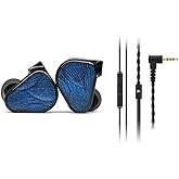 TRUTHEAR x Crinacle Zero: BLUE2 In-Ear Headphones with Dual Dynamic Drivers, Removable Cable (3.5 mm + microphone cable)