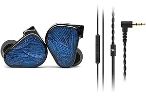 TRUTHEAR x Crinacle Zero: Słuchawki douszne BLUE2 Dual Dynamic Drivers z odłączanym kablem (3,5 mm + kabel mikrofonowy)