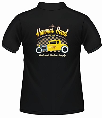 Wolkenbruch® Polo Hammer Head Hot Rod Gr.M bis XXXXL - 2