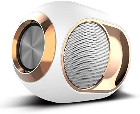 Golden Egg Bluetooth Speaker, High End Loud Waterproof Bluetooth Speakers Portable Wireless - More Than 108 DB, White
