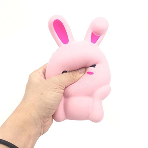 Mingfa Cute Galaxy Rabbit Squishy Stress Relief Toys Jumbo Scented Slow Rising Squeeze Toy for Kids 10cm