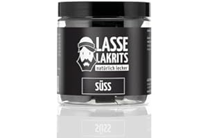 ‎LASSE LAKRITS LASSE LAKRITS® | Süßes Lakritz mit feiner Anisnote | Skandinavische Premium Lakritz-Spezialität | 165g Dose