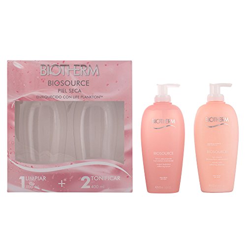 Preisvergleich Produktbild Biotherm Biosource Geschenkset für trockene Haut (Feuchtigkeitsspendendes Tonic 400 ml + Reinigungsmilch 400ml)