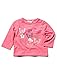 M&Co Baby Girl Long Sleeve Cotton Glitter Butterfly Print Beautiful Slogan Casual T-Shirt Pink 18/24 Mnth