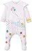Catimini Baby Girls 0-24m DORS BIEN Polka Dot Onesie, White, 3-6 Months (Manufacturer Size: 6 Months)