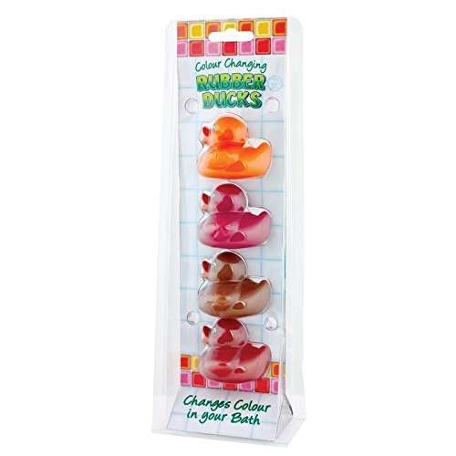 Preisvergleich Produktbild Four pack of Colour Changing Rubber Ducks
