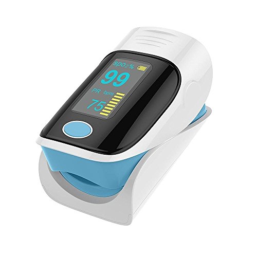 ETRONG Fingertip Pulse Oxímetro Pulso Pulso Pulso Pulso Pulso Pulso Pulso Pulso Pulsómetro Monitor de Ritmo Sangre Oxígeno Saturación SpO2 Sensor LED Pantalla con Landyard, verde