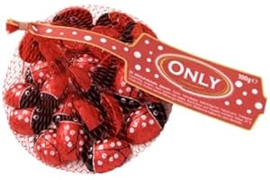 ‎MAÎTRE TRUFFOUT Leckere Schokolade-Marienkäfer als Glücksbringer im 100g Netz von Only