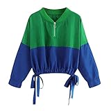 iHENGH Karnevalsaktion Weihnachten Damen Frauen-beiläufiges langes Hülsen-Druck-Pullover-Blusen-Hemd-Sweatshirt(M,Weiß)