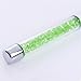 Born Pretty 1Pc Dotting Pen Painting Drawing Pen Green Rhinestone Handle Manicure Nail Art Tool