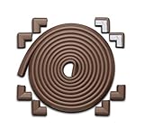 Fanaticism 6m Länge Kantenschutz + 8 Eckenschützer, soft ungiftig und umweltfreundlich,dunkel