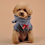 Aikesi-Vestito-per-Cani-con-Quattro-Zampe-in-Velluto-Cappotto-con-Cappuccio-per-Cane-Invernale-Adatto-a-Tutti-i-Cani-di-Piccola-TagliaStile-Orso