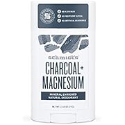 Schmidt's Natural Deodorant, für alle Hauttypen Charcoal + Magnesium ohne Aluminium, 1er Pack (1 x 58 ml)