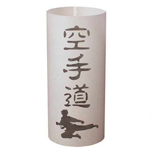 Preisvergleich Produktbild KARATE - Japanische Lampe Handgefertigt - Japanische Kampfkünste
