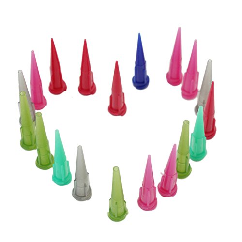 60x TT Glue Liquid Dispensers Dispensing Needle Plastic Tapered Tips 6 Types