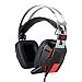 Produktbild Redragon LAGOPASMUTUS H201 Computer Gaming kopfhorer, USB 7.1 Surround Sound Stereo Headset ,tiefe Bässe Ohrhörer,LED-Leuchten Kopfhörer mit Mikrofon für PC Gamer (Schwarz/Rote)
