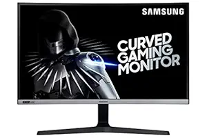 Samsung 27 inch (68.6 cm) 240 Hz, G-Sync Compatible, Bezel Less Curved Gaming Monitor (Dark Blue Gray) (2020 Model) - Computer Monitor, 1920 x 1080p Resolution, HDMI - LC27RG50FQWXXL