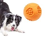 Diseño: Este juguete para perros indestructible tiene una forma de bola convexa. Cuando un cachorro muerde una bola de mascota, puede hacer un sonido hermoso y claro para entretener al perro. Puede ayudarles a aliviar emociones desagradables, aliviar el aburrimiento y calmarlos. . .