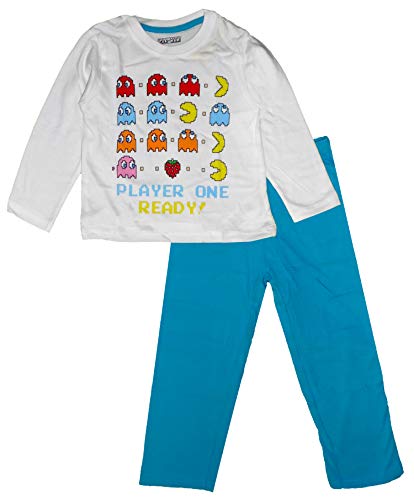 Pac Man Juego de Pijama de algodón para niños Multicolor Multicolor 5 años