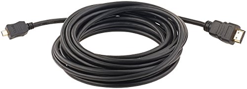 auvisio High-Speed-Adapterkabel Micro-HDMI auf HDMI, für 4K, 3D & Full HD, 5 m - 3