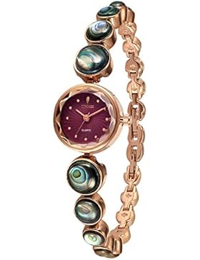 Time100 moderne Armbanduhr Damenuhr Quarzuhr Mädchenuhr Edelstahl #W40120L.02A