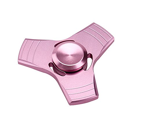 Tri Hand Spinner Stress Relief Toy Stress Reducer Ultra Durable High Speed Ceramic Bearing Fidget Finger Toy Continue to Rotate for 1-3 minutes (Pink) Tri Hand Spinner Stress Relief Toy Stress Reducer Ultra Durable High Speed Ceramic Bearing Fidget Finger Toy Continue to Rotate for 1-3 minutes (Pink)