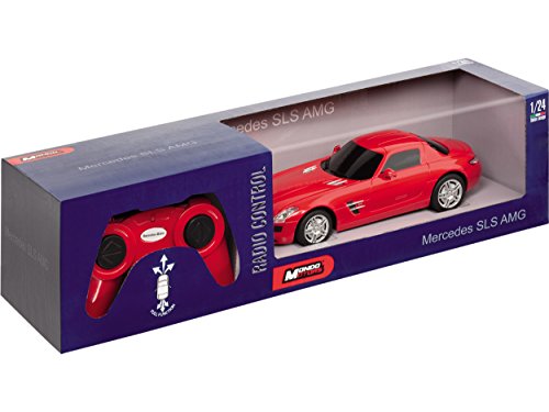 Imagen 3 de Mondo Motors 63102 - Coche con radiocontrol, escala 1:24, modelo Mercedes Benz SLS (surtido: colores aleatorios)