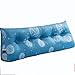 Produktbild ANDEa Kopfendekoration Kissen, kreatives Dreieck-Kissen Doppelsofa großes hinteres Kissen Taillenkissen Taillen-Kissen Freizeit Lesen Sie das Kissen 60-150cm Originality ( Farbe : C , größe : 22*50*150cm )