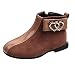 Produktbild Sannysis Winter Warm Schuhe Kinder Wildlederschuhe Oxford Schnürhalbschuhe Liebe Booties Lederstiefel Prinzessin Schuhe Warmen Schnee Stiefel
