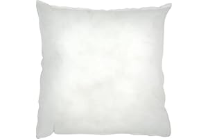 RIVA HOME Riva Paoletti Hollowfibre Cushion Pad Insert Inner - Small Square Shape - 100% Polyester Filling - Double Stitched Edges - 30 x 30cm (12" x 12" inches) - Designed in the UK, White