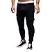 Produktbild Herren Hose, MalloomMänner Jogginghose Lässig Elastische Jogginghose Sport Solid Baggy Taschen Hosen