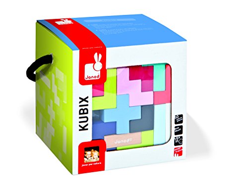 Imagen 5 de Janod 4508063 - Juego de bloques de diferentes formas (50 piezas), varios colores