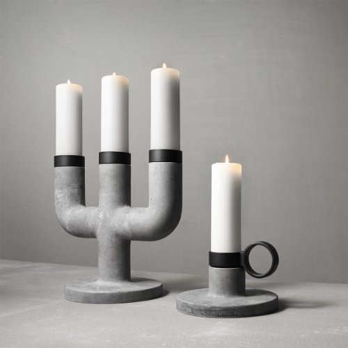 Menu 4756339 Kerzenhalter Weight Here, L, dreiarmig, 33,2 x 23 cm, Durchmesser 15,5 cm für Standard-Kerzen - 2